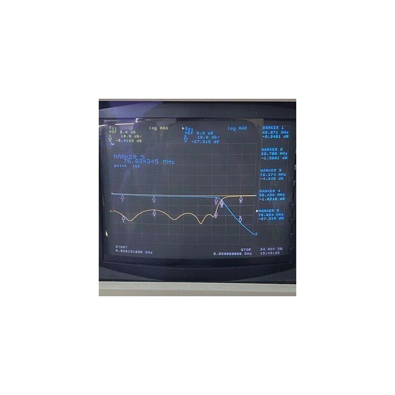 TLA69-6FE1 TELONIC N Type 69Mhz Low Pass Filter N type
