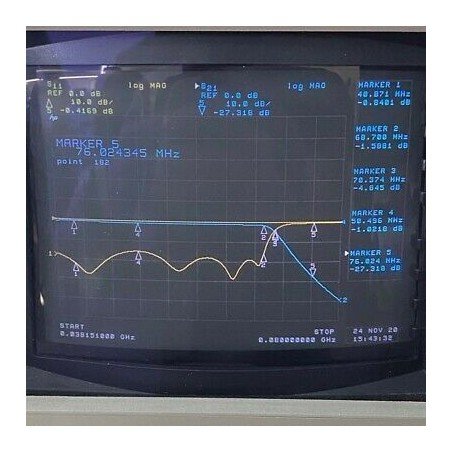 TLA69-6FE1 TELONIC N Type 69Mhz Low Pass Filter N type