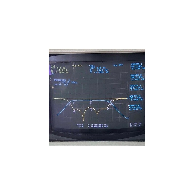TBP105-10.5-6EF1 TELONIC N Type 105Mhz 100-110Mhz  Band Pass Filter