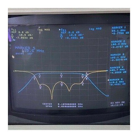 TBP105-10.5-6EF1 TELONIC N Type 105Mhz 100-110Mhz  Band Pass Filter