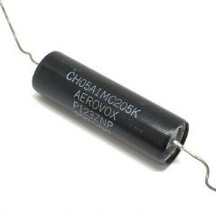 2UF 200V 200VDC Axial Metalized Polyester Capacitor CH05A1MC205K Aerovox