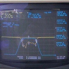 8BE165/10-AB TELONIC N Type 165Mhz 160-170Mhz Band Pass Filter