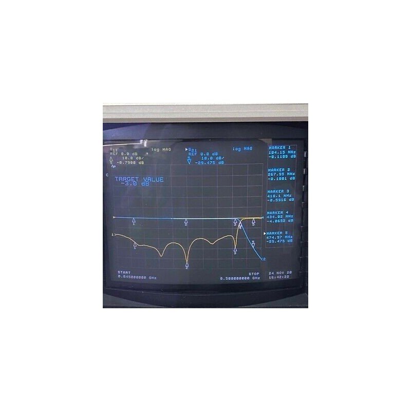 TLP422-6FE1 TELONIC N Type 422Mhz Low Pass Filter