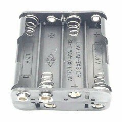 12V 8xAA 8-slot battery Clip Slot Storage Holder Box Case