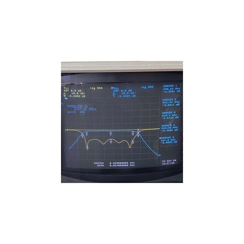 TBP320-32.0-6EF1 TELONIC N Type 320Mhz 300-335Mhz Band Pass Filter