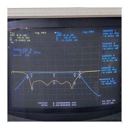 TBP320-32.0-6EF1 TELONIC N Type 320Mhz 300-335Mhz Band Pass Filter