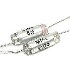 2100pF 2.1nF 160V 5% Axial Polystyrene Capacitor Mial QTY:2