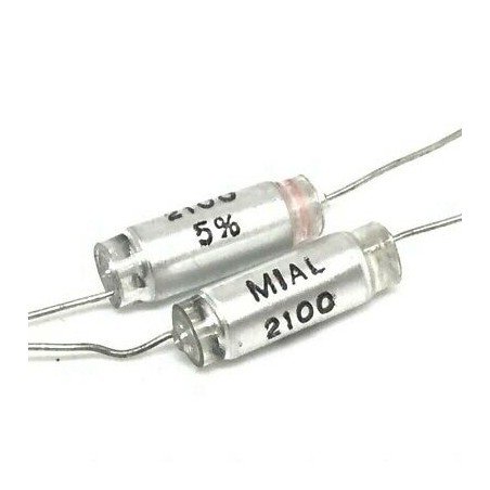 2100pF 2.1nF 160V 5% Axial Polystyrene Capacitor Mial QTY:2