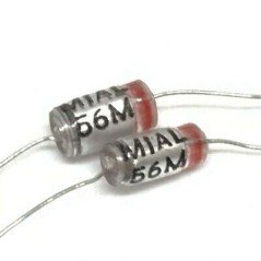 50pF 160V 20% Axial Polystyrene Capacitor Mial QTY:2