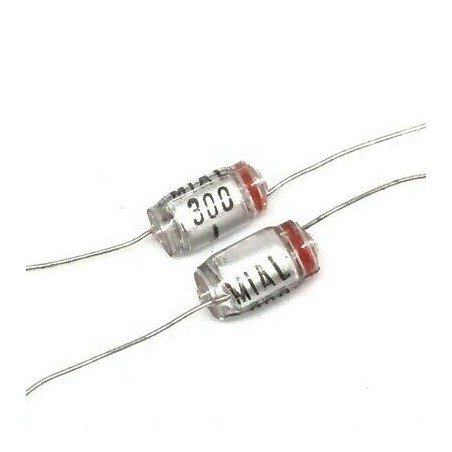 300pF 160V Axial Polystyrene Capacitor Mial QTY:2