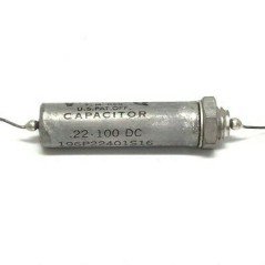 0.22UF 220nF 100VDC Dielectric Feed Through Capacitor 196P22401S16 Sprague