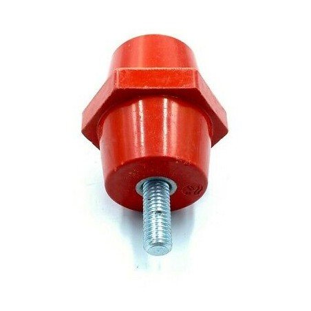 Busbar Insulator Red Haxagonal M10 Male-Female 50386010 SOCOMEC