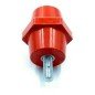 Busbar Insulator Red Haxagonal M10 Male-Female 50386010 SOCOMEC