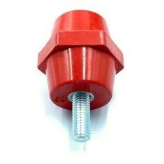 Busbar Insulator Red Haxagonal M10 Male-Female 50385010 SOCOMEC