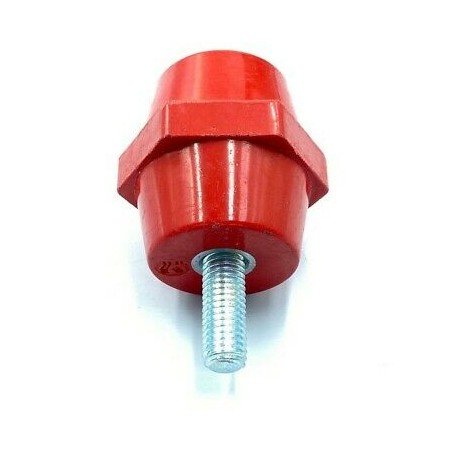 Busbar Insulator Red Haxagonal M10 Male-Female 50385010 SOCOMEC