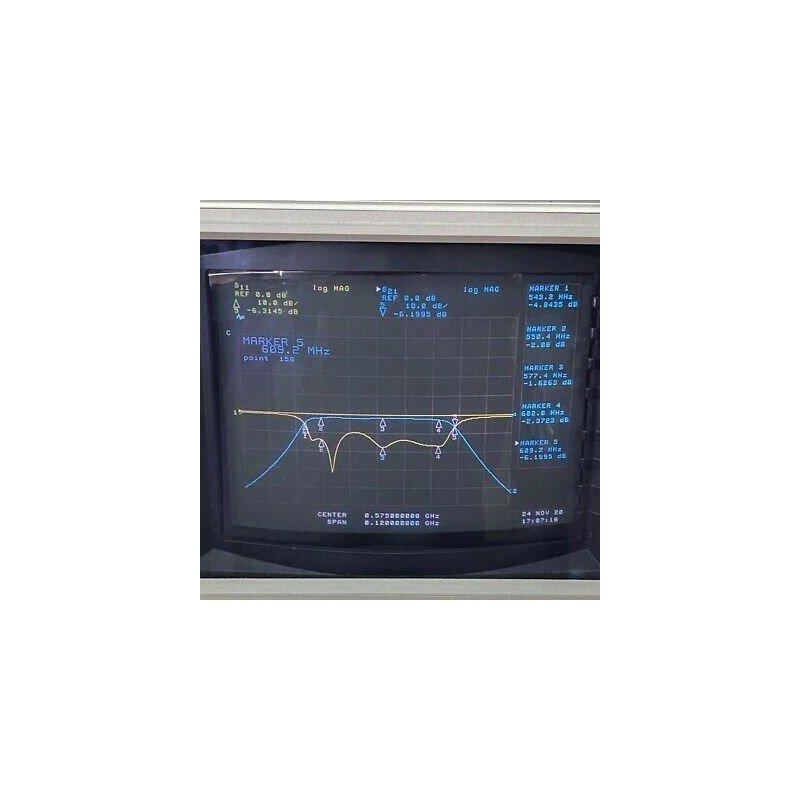 TBP405-40.5-6EF1 TELONIC N Type 405Mhz 382-425Mhz Band Pass Filter
