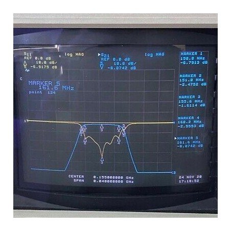 8BE155/10-AB TELONIC N Type 155Mhz 150-160Mhz Band Pass Filter