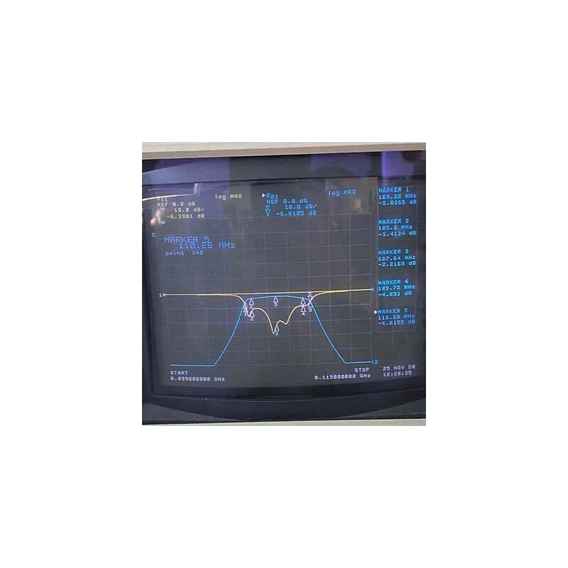 TBC108-4-6EF1 TELONIC N Type 108Mhz 105-110Mhz Band Pass Filter