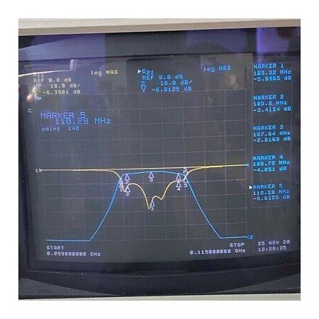 TBC108-4-6EF1 TELONIC N Type 108Mhz 105-110Mhz Band Pass Filter