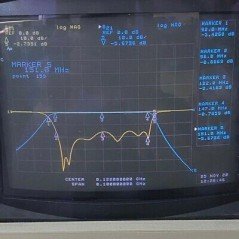 TBC122-52-6EF1 TELONIC N Type 122Mhz 105-110Mhz Band Pass Filter