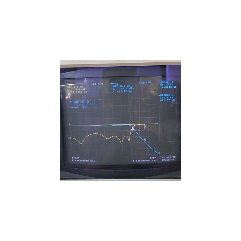TLA94-6EF1 TELONIC N Type 94Mhz Low Pass Filter