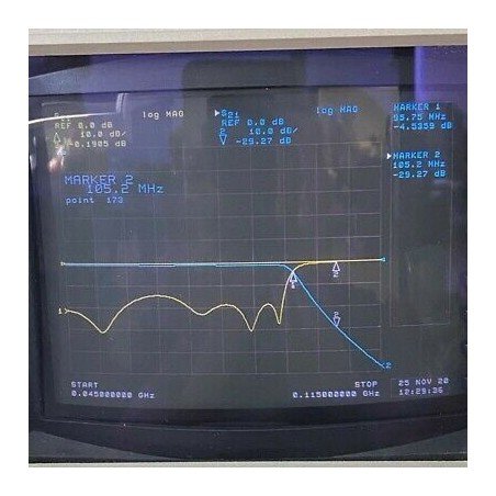 TLA94-6EF1 TELONIC N Type 94Mhz Low Pass Filter