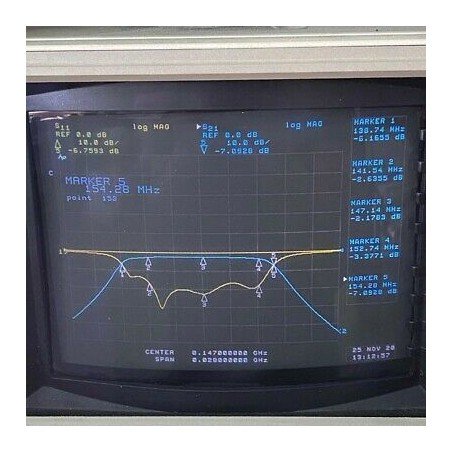 TBP147-14.7-6EF1 TELONIC N Type 147Mhz 140-153Mhz Band Pass Filter