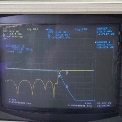 TLP171-6FE1 TELONIC N Type 171Mhz Low Pass Filter