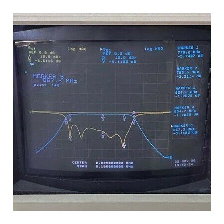TBP825-82.5-6EF1 TELONIC N Type 825Mhz 783-855Mhz Band Pass Filter