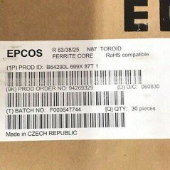 EPCOS B64290L-699X-87T FERRITE CORE TOROID 60x25x10 N87