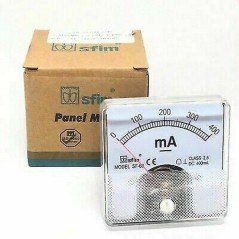 0-400mA DC ANALOG PANEL METER AMMETER SF-60 SFIM 60x60mm