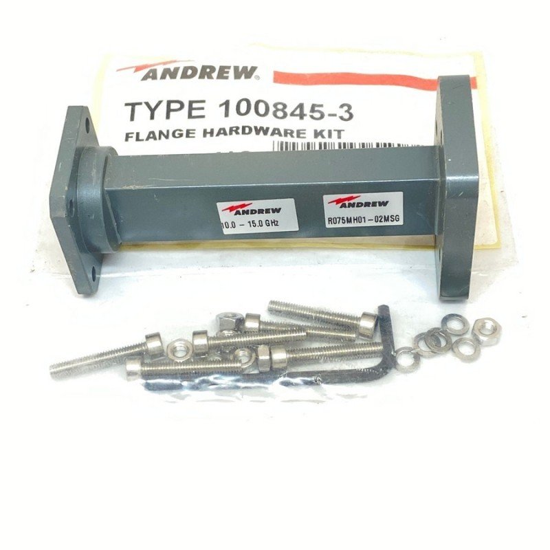 WR75 WR75 UBR-PDR Fixed Section Flange Adapter R075MH01-02MSG ANDREW L:10CM