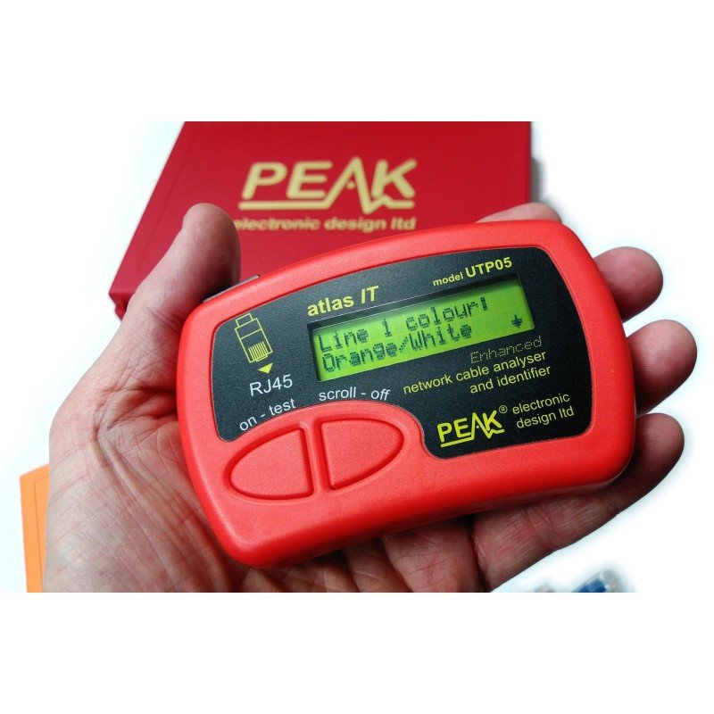 UTP05E Atlas IT - Network Cable Analyser (Model UTP05) PEAK ELECTRONICS