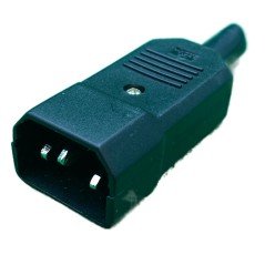 AC Power Plug IEC XJ-1007 3Pin Male For AC Power Cord