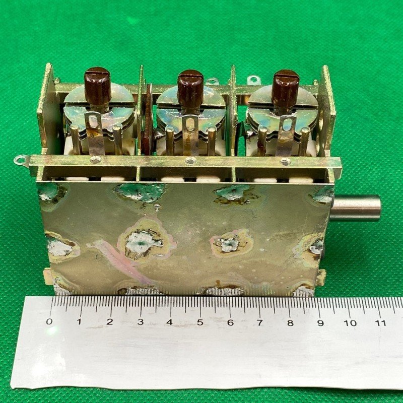 3X 20-70pF + 3X 20-40pF Air Variable Capacitor 3 Gang +20%
