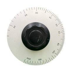 Vernier Knob  0-200 Military Radio / Test Equipment Knob Velvet USA L:15cm