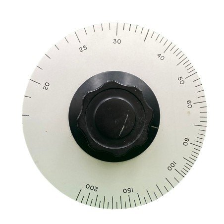 Vernier Knob  0-200 Military Radio / Test Equipment Knob Velvet USA L:15cm
