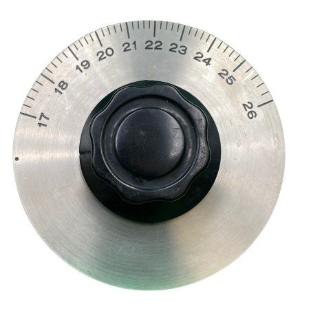 Velvet Vernier Knob 17-26 Military Radio / Test Equipment USA D:10cm