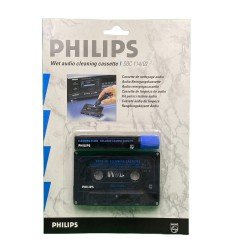 PHILIPS SBC114/02 WET AUDIO CLEANING CASSETTE AUDIO CASSETTE CLEANER