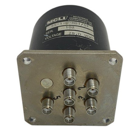 Coaxial Switch SP5T 28VDC SMA(F) 5 Way MCLI S6-1-D-MSI/SF