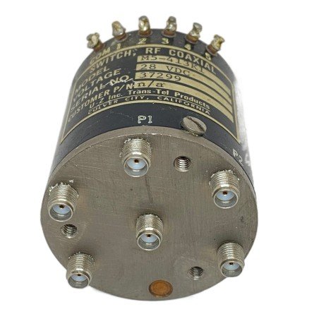 Coaxial Switch SP5T 28VDC SMA(F) 5 Way Trans-Tel M5-413K1