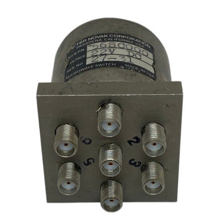 Coaxial Switch SP6T 22VDC SMA(F) 6 Way Peter Novak 56SC000