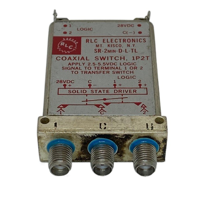 Coaxial Switch Logic SPDT 5VDC SMA(F) DC-18Ghz 2 Way SR-2min-D-L-TL