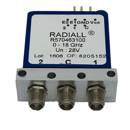 R570463100 Radiall Coaxial Switch 28V SMA (F) 18Ghz