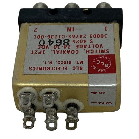 Coaxial Switch SMA 1P2T 24-30VDC S-4025 RLC