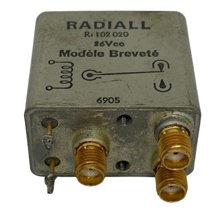 R102020000 Radiall Coaxial Switch SPDT SMA 26VDC