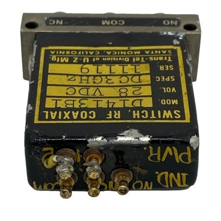 Coaxial Switch SPDT 3Ghz 28VDC 2 Way SMA TRANS-TEL D1413B1