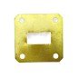 WR75 WR-75 Flange Adapter Spacer Waveguide Gold THICKNESS: 0.1mm*****