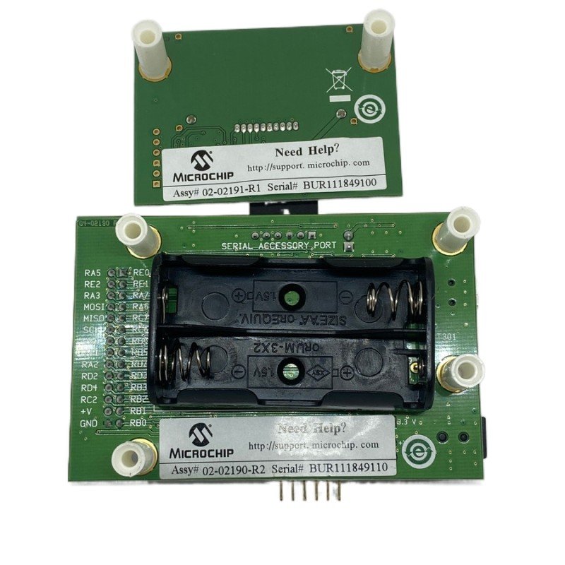 PIC18 Wireless Development Board & LCD AUX Board 02-2190 02-2191 Microchip
