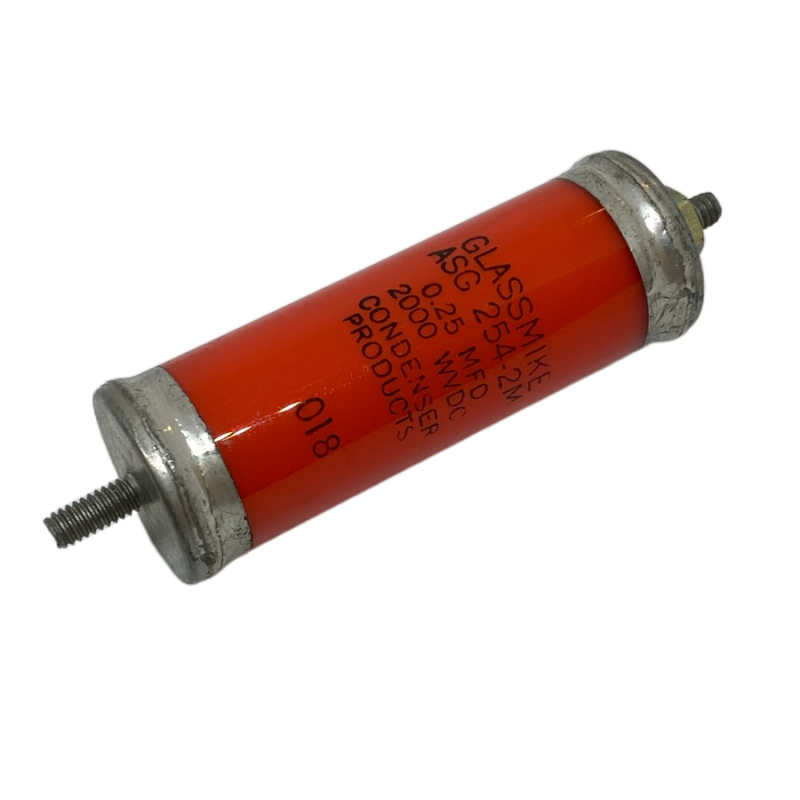 0.25uF 2000V Plastic Dielectric Capacitors Glassmike ASG254-2M